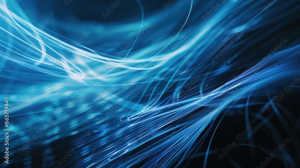 Futuristic Abstract Background with Blue Digital Lines and Geometric Patterns Futuristic Abstract Background with Blue Digital Lines and Geometric Patterns