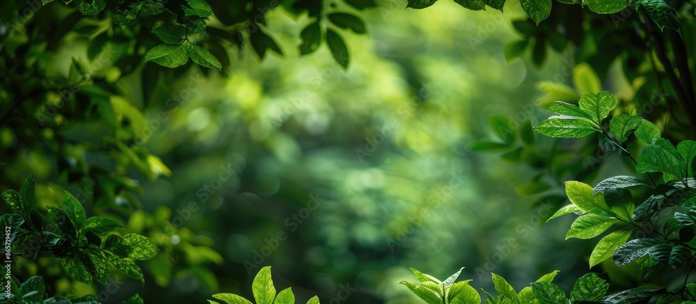 Frame of fresh green tree leaves on a natural background. Frame of fresh green tree leaves on a natural background.