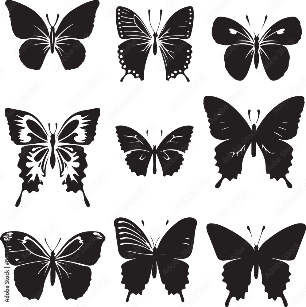 Obraz premium butterfly on a white background