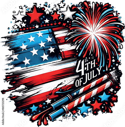Independence Day Vector design