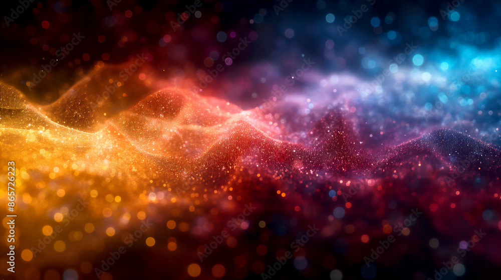 Vibrant digital landscape banner with glowing data points and network connections, representing the flow of information in a big, futuristic background theme. Vibrant digital landscape banner with glowing data points and network connections, representing the flow of information in a big, futuristic background theme.