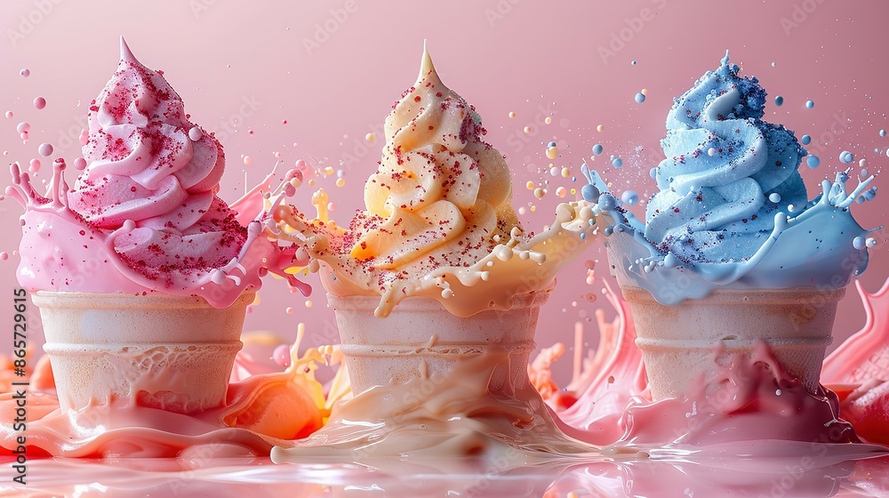 Irresistible Ice Cream Explosions: A Set for the Sweet Tooth Irresistible Ice Cream Explosions: A Set for the Sweet Tooth