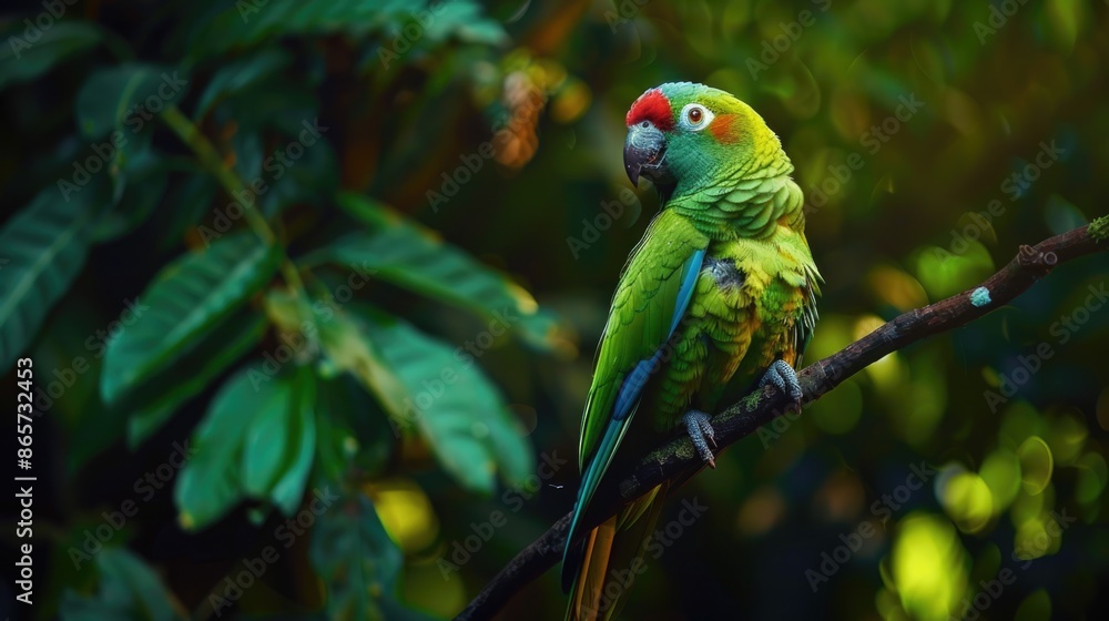 Colorful blue naped parrot native to Philippines. Colorful blue naped parrot native to Philippines.