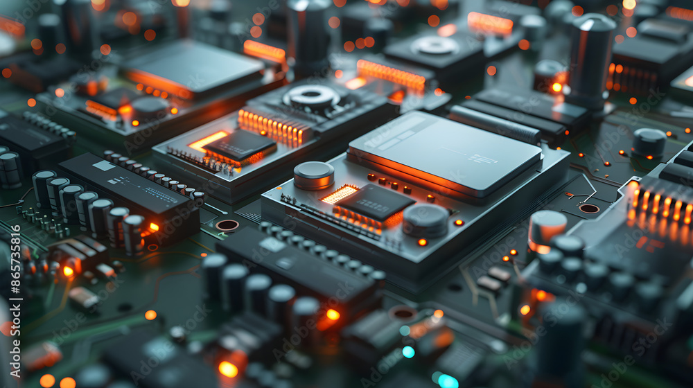 Línea de Ensamblaje de Gadgets Electrónicos para Dispositivos Domésticos Inteligentes Línea de Ensamblaje de Gadgets Electrónicos para Dispositivos Domésticos Inteligentes
