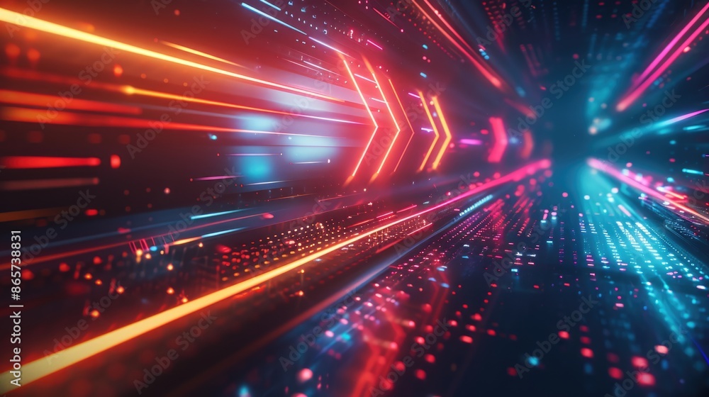 abstract background Technology future arrows abstract background moving forward concept abstract background Technology future arrows abstract background moving forward concept