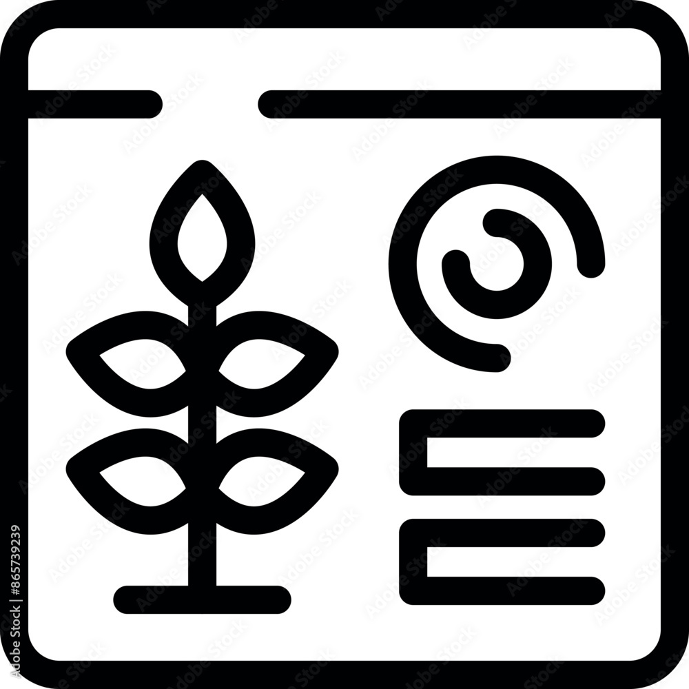 Website or app is showing the progress of a growing plant, with data analysis and additional information Website or app is showing the progress of a growing plant, with data analysis and additional information
