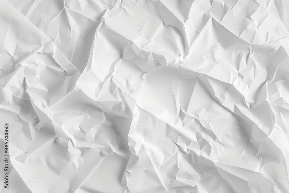 Crumpled white paper texture Crumpled white paper texture
