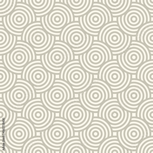 Seamless wave instant noodles pattern. Abstract geometric vector background for backdrop, wallpaper, fabric, interior design, craft and others, vector illustration, Asian culture, common geometric