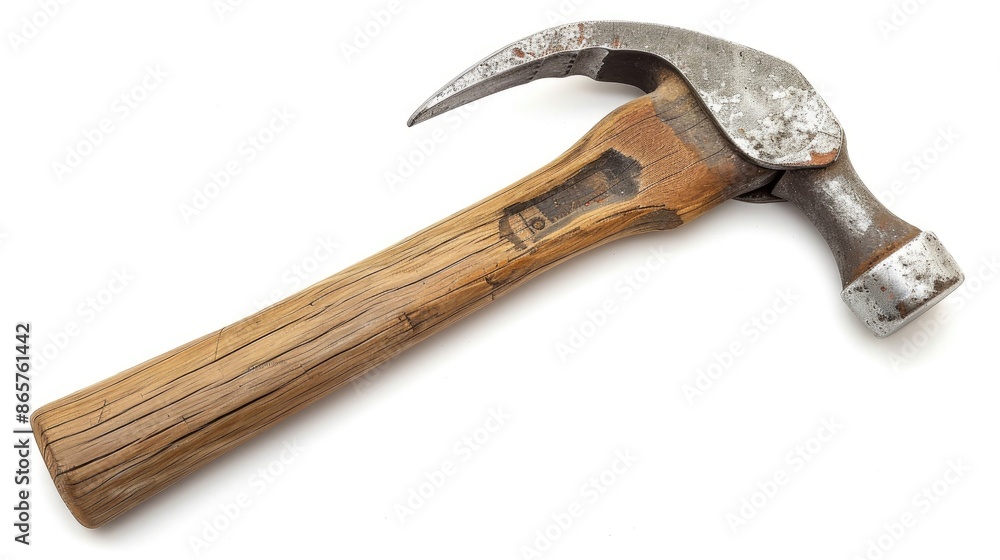 Isolated British claw hammer with clipping path Isolated British claw hammer with clipping path