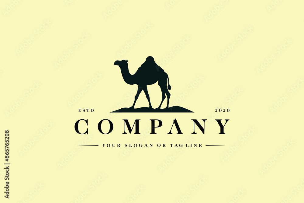 concept logo design camel premium vector template concept logo design camel premium vector template