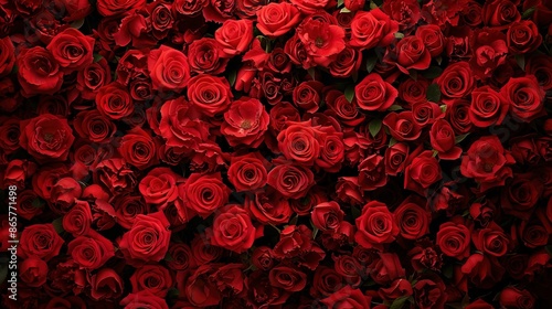 Fototapeta Naklejka Na Ścianę i Meble -  A dark red roses background UHD wallpaper