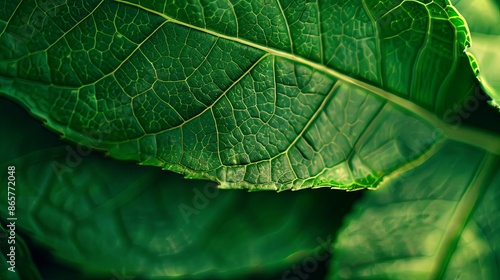 Closeup leaf texture.