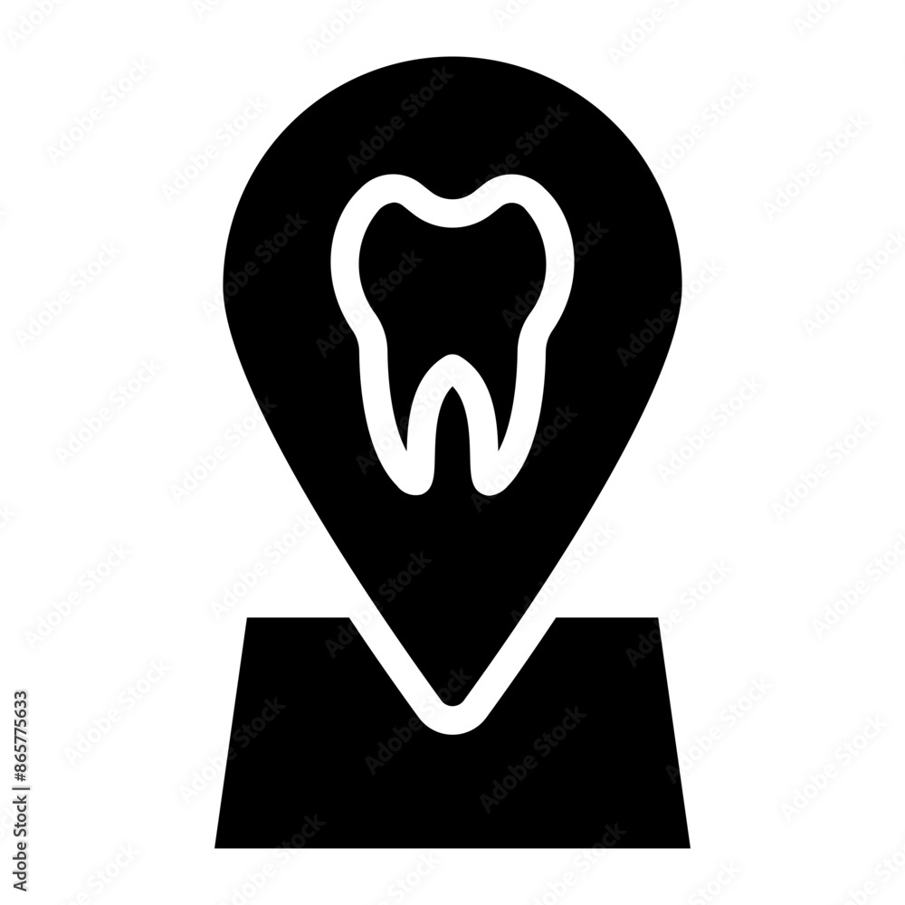 Clinic Dental Location Icon