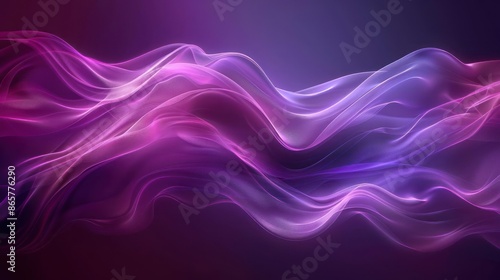 Wallpaper Mural Glowing Abstract Wave of Colorful Shimmers Torontodigital.ca