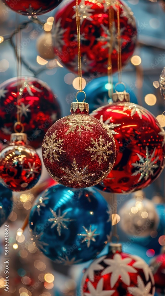 Christmas balls, Christmas, Free background image - generative ai Christmas balls, Christmas, Free background image - generative ai