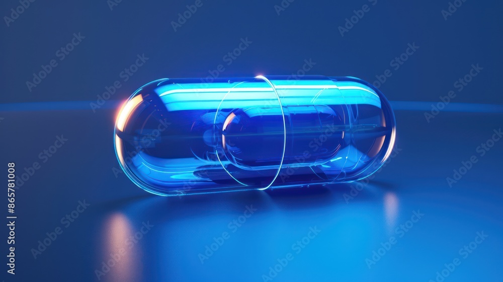 Blue Pill of Success: Conceptualized AI-generated Image Blue Pill of Success: Conceptualized AI-generated Image
