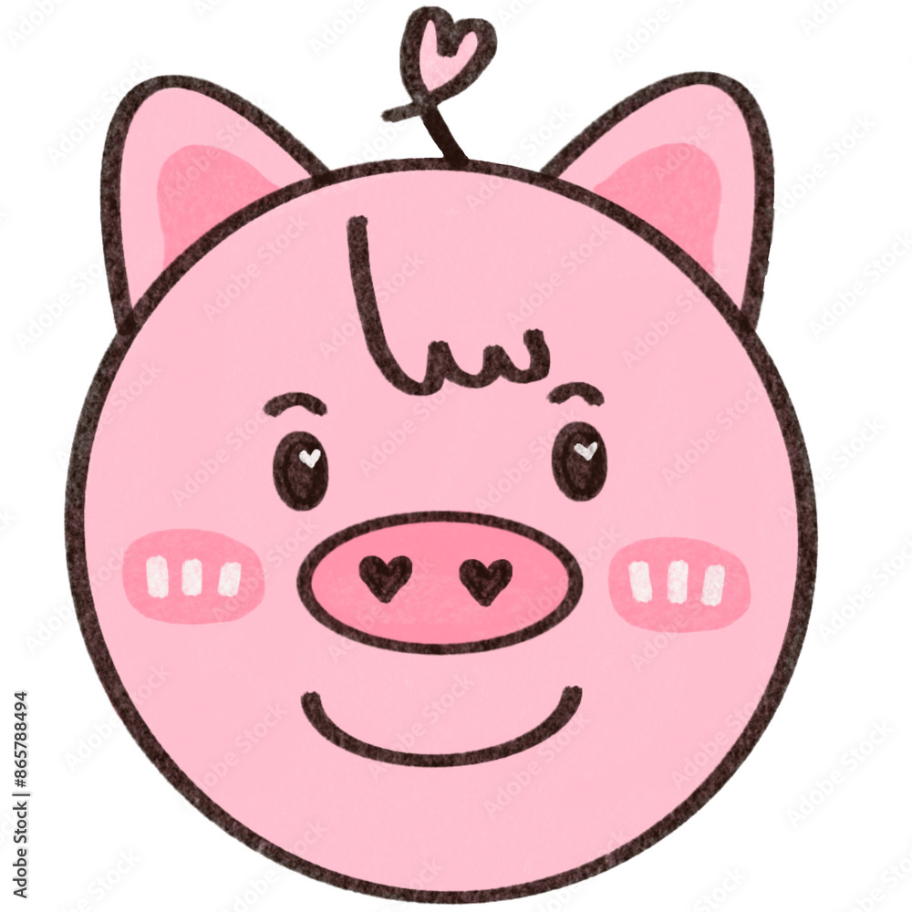 Obraz premium Pig