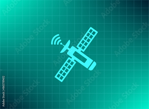 Vector illustration blue background