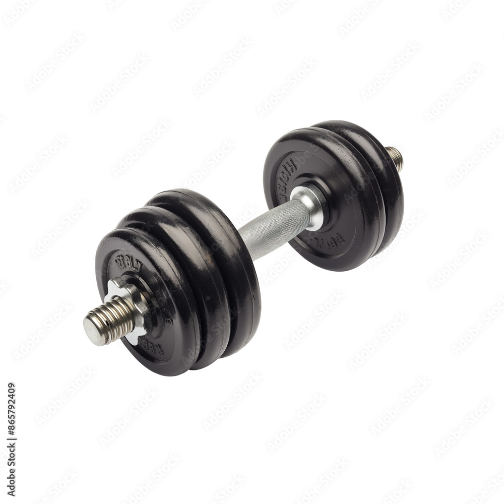 dumbbell isolated on white background dumbbell isolated on white background