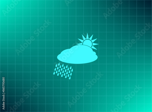 Vector illustration blue background