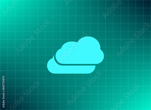 Vector illustration blue background