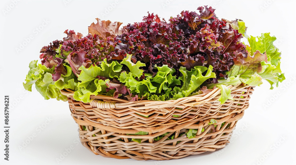lettuce on a white background lettuce on a white background