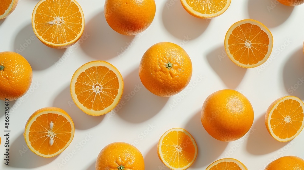 Fresh and Juicy Oranges – Whole and Sliced Citrus Fruits Arrangement Fresh and Juicy Oranges – Whole and Sliced Citrus Fruits Arrangement