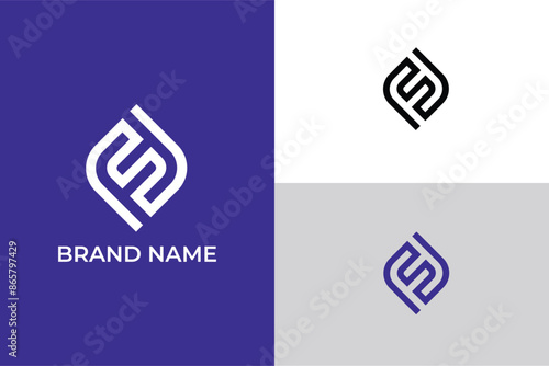 initial letter FF combined iconic business logo, letter , Letters F and F or FF line logo design Linear minimal stylish emblem. Luxury elegant vector letter FF connected communication wireless 