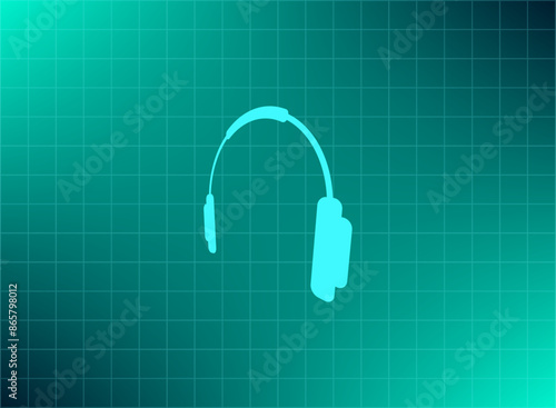 Vector illustration blue background