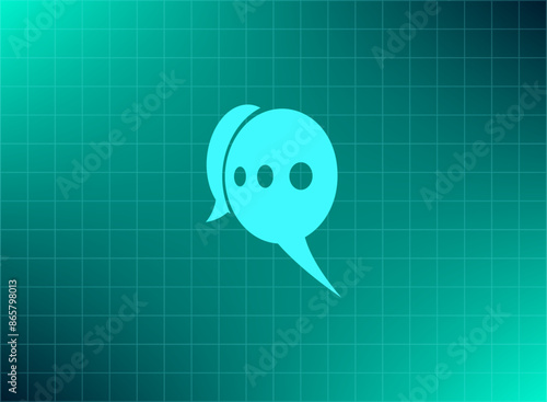 Vector illustration blue background