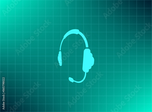 Vector illustration blue background