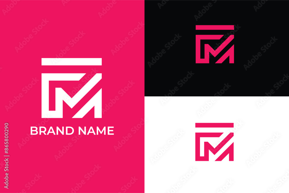 letter FM EM M abstract minimal negative space lineart logo, letter FM M MM shield business logo suitable for finance, construction and corporate letter FM EM M abstract minimal negative space lineart logo, letter FM M MM shield business logo suitable for finance, construction and corporate