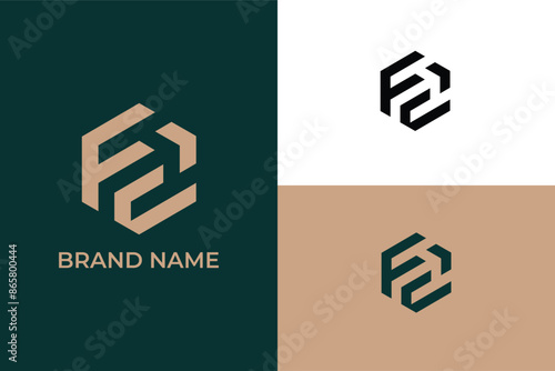 initial letter FC CF forward direction arrow Minimal elegant monogram art logo, FC hexagon shield icon jet aviation logo