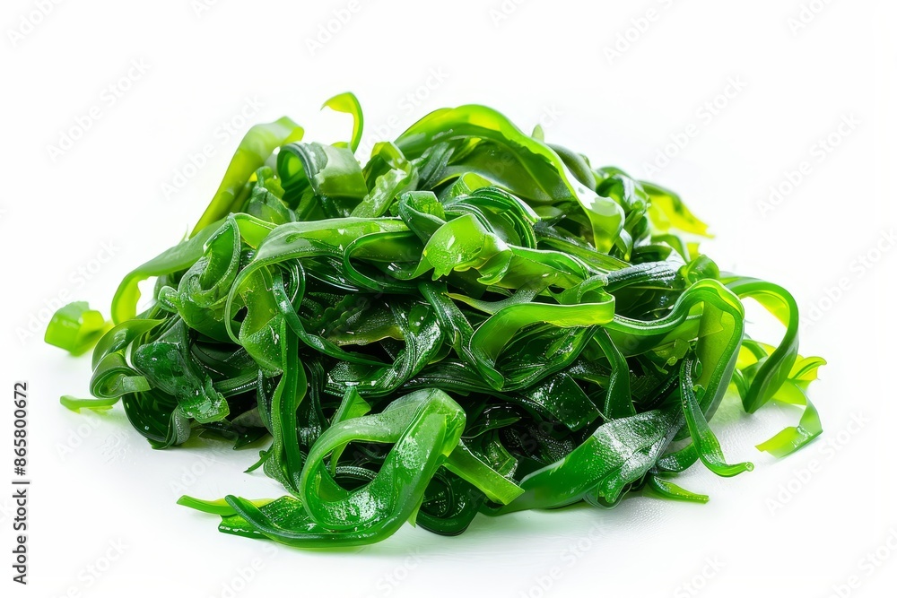 Japanese Wakame salad isolated on white background Green Chuka Seaweed Salad Isolated on White Background Edible Seaweed Japanese Wakame salad isolated on white background Green Chuka Seaweed Salad Isolated on White Background Edible Seaweed