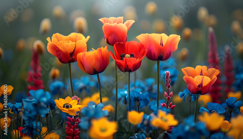 Wallpaper Mural flowers background Torontodigital.ca