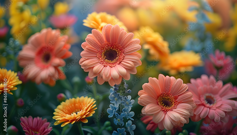 Fototapeta premium flowers background