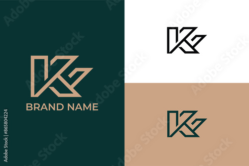  Outstanding professional trendy awesome initial letter K abstract vector, letter K home icon construction business logo, letter K corporate business or finance growth logo