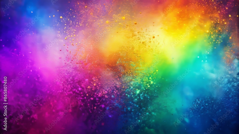 Vibrant multicolor lo-fi grainy gradient texture with colorful blurred purple backdrop, textured noise, and abstract spray paint brush strokes. Vibrant multicolor lo-fi grainy gradient texture with colorful blurred purple backdrop, textured noise, and abstract spray paint brush strokes.