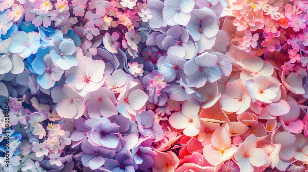 Obraz premium a beautiful background with colorful flowers that has a floral pastel appearance