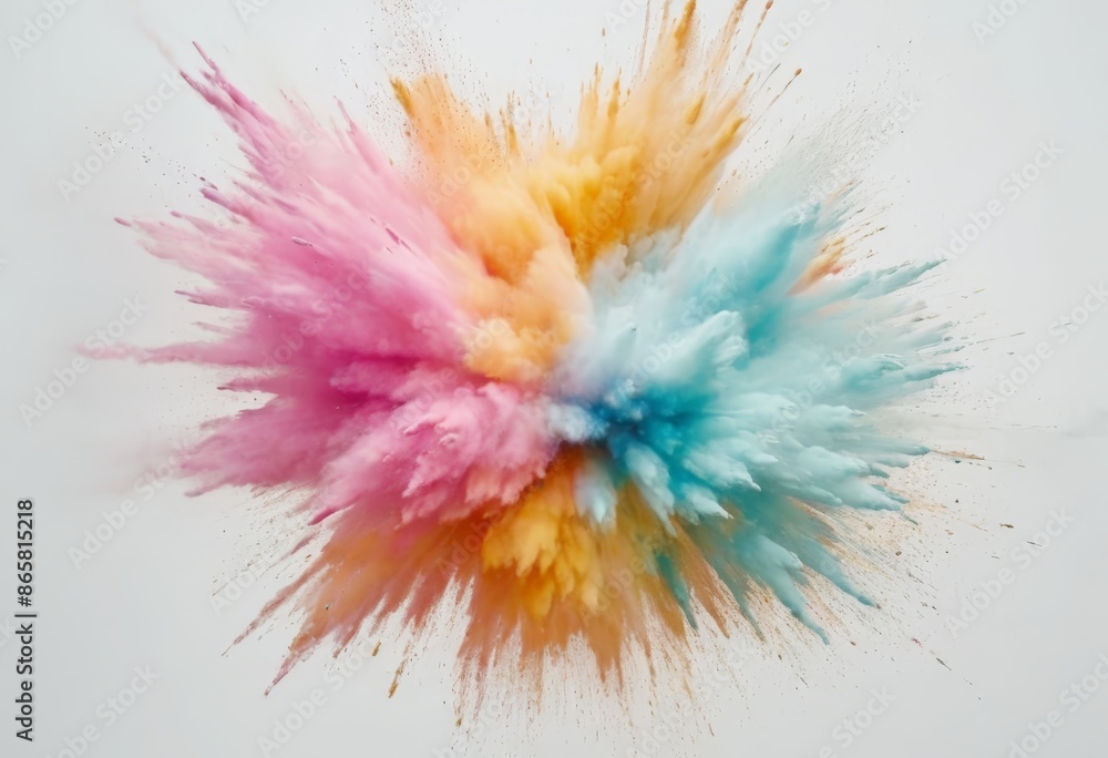 An image where pastel colors are exploding. An image where pastel colors are exploding.
