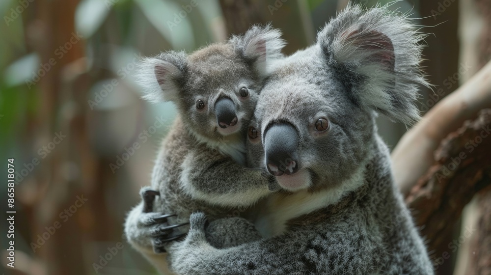Fototapeta premium The Beauty of Koalas in the Wild 