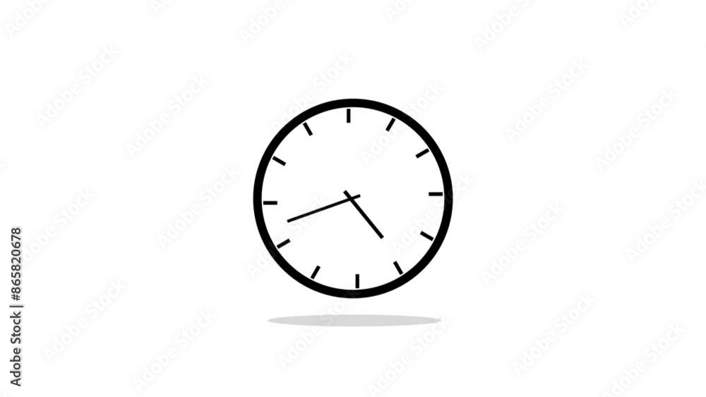12 hours clock animation video 12 hours clock animation video