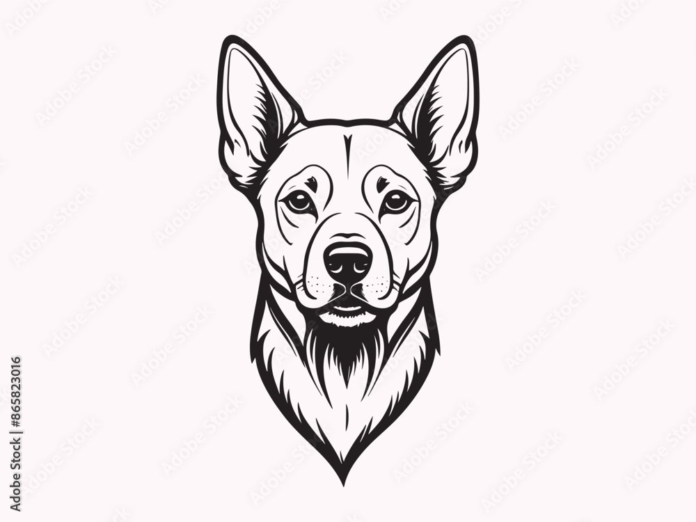 illustration of a dog illustration of a dog
