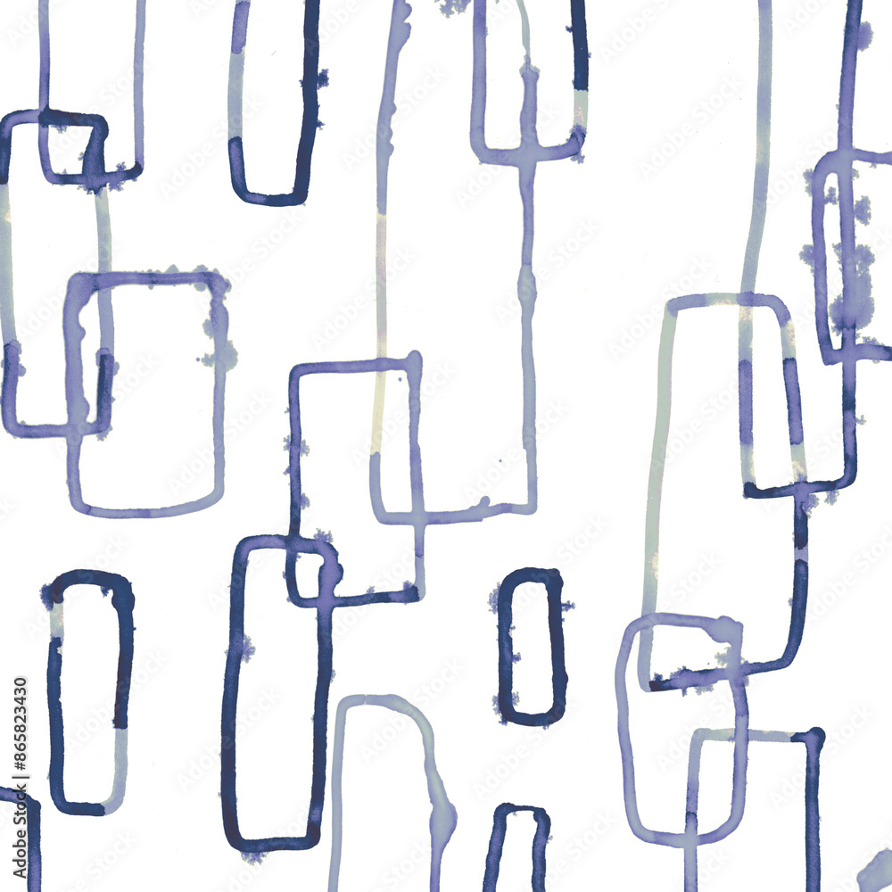 青い手描き幾何学模様のテクスチャ背景 青い手描き幾何学模様のテクスチャ背景