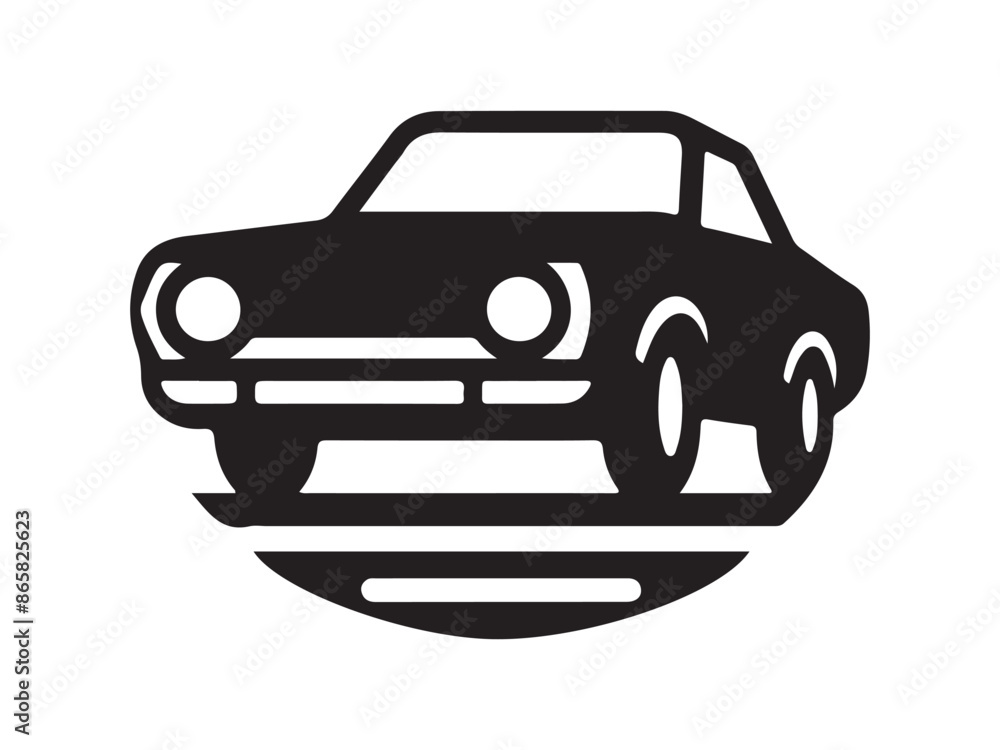 Naklejka premium Car Logo Design Icon Symbol Vector Template