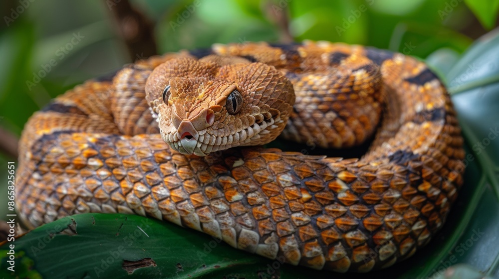 Obraz premium Venomous Snakes in Tropical Forests