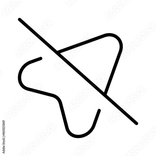 navigation offline icon with thin style, perfect for user interface projects