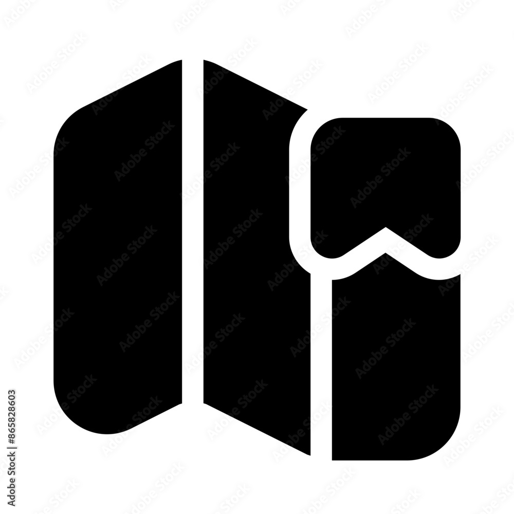 map mark icon with glyph style, perfect for user interface projects map mark icon with glyph style, perfect for user interface projects