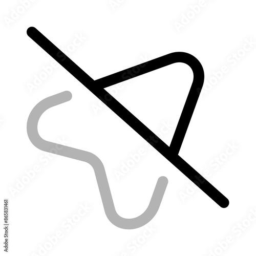 navigation offline icon with duoline style, perfect for user interface projects