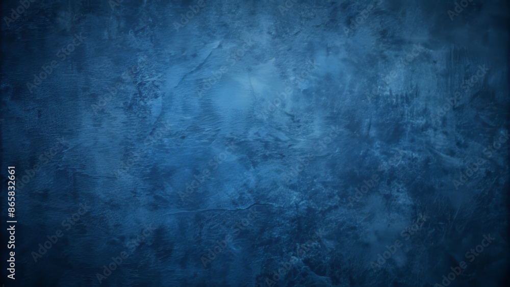 Fototapeta premium Dark mysterious deep navy blue abstract texture with subtle gradient and faint grid pattern ideal for backgrounds and designs.